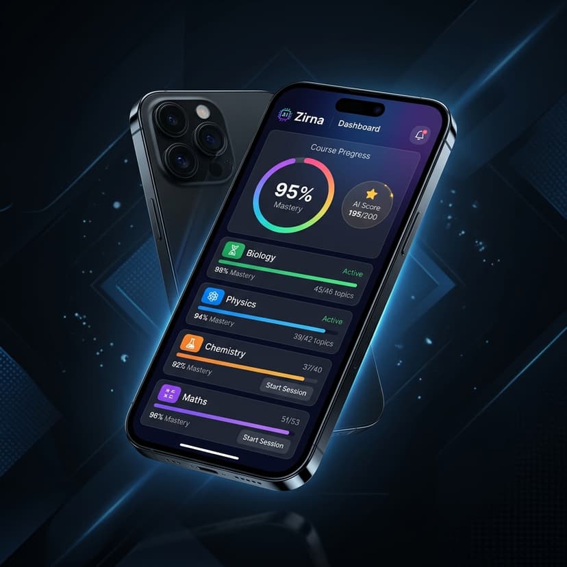 Zirna App Mockup